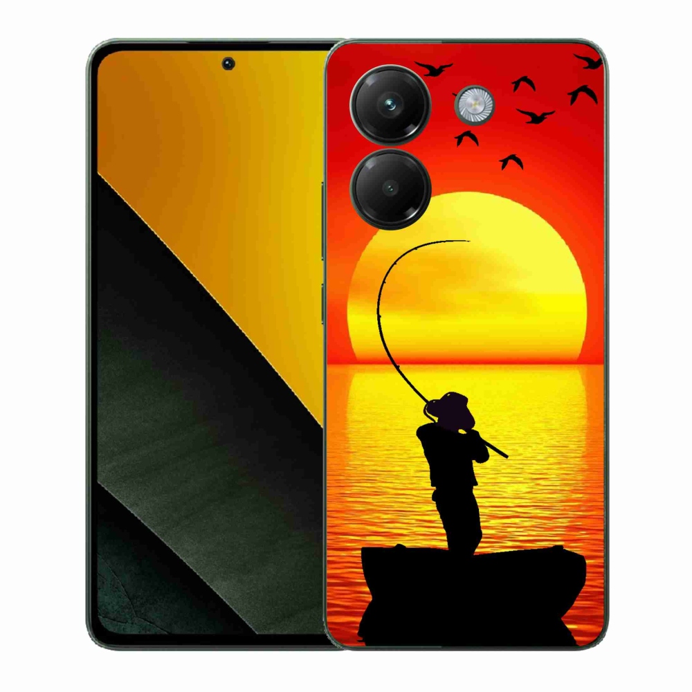 Gél borítás mmCase a Xiaomi Poco M7 Pro 5G számára - halászat