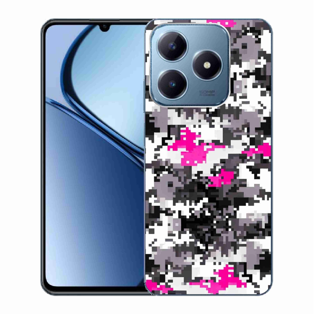 Gél borítás mmCase a Realme C63 készülékhez - álcázó minta 4