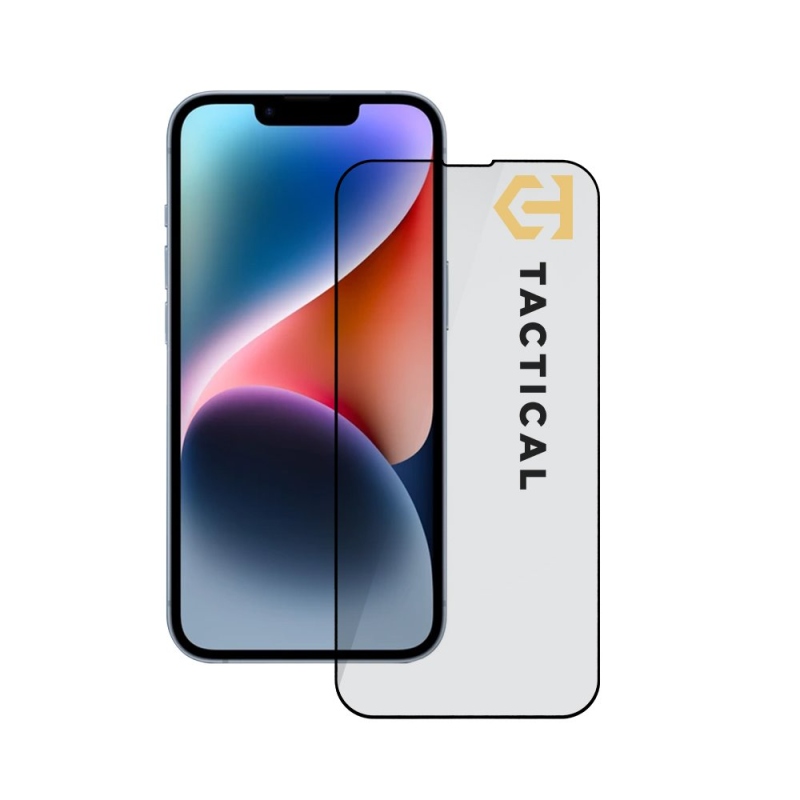 Taktikai üvegpajzs 5D üveg Apple iPhone 13/13 Pro/14 fekete iPhone 13/13 Pro/14 készülékhez