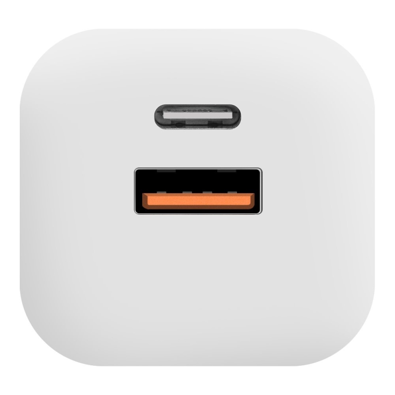CSOMAG:ME GaN utazási töltő USB-A + USB-C 36W Fehér