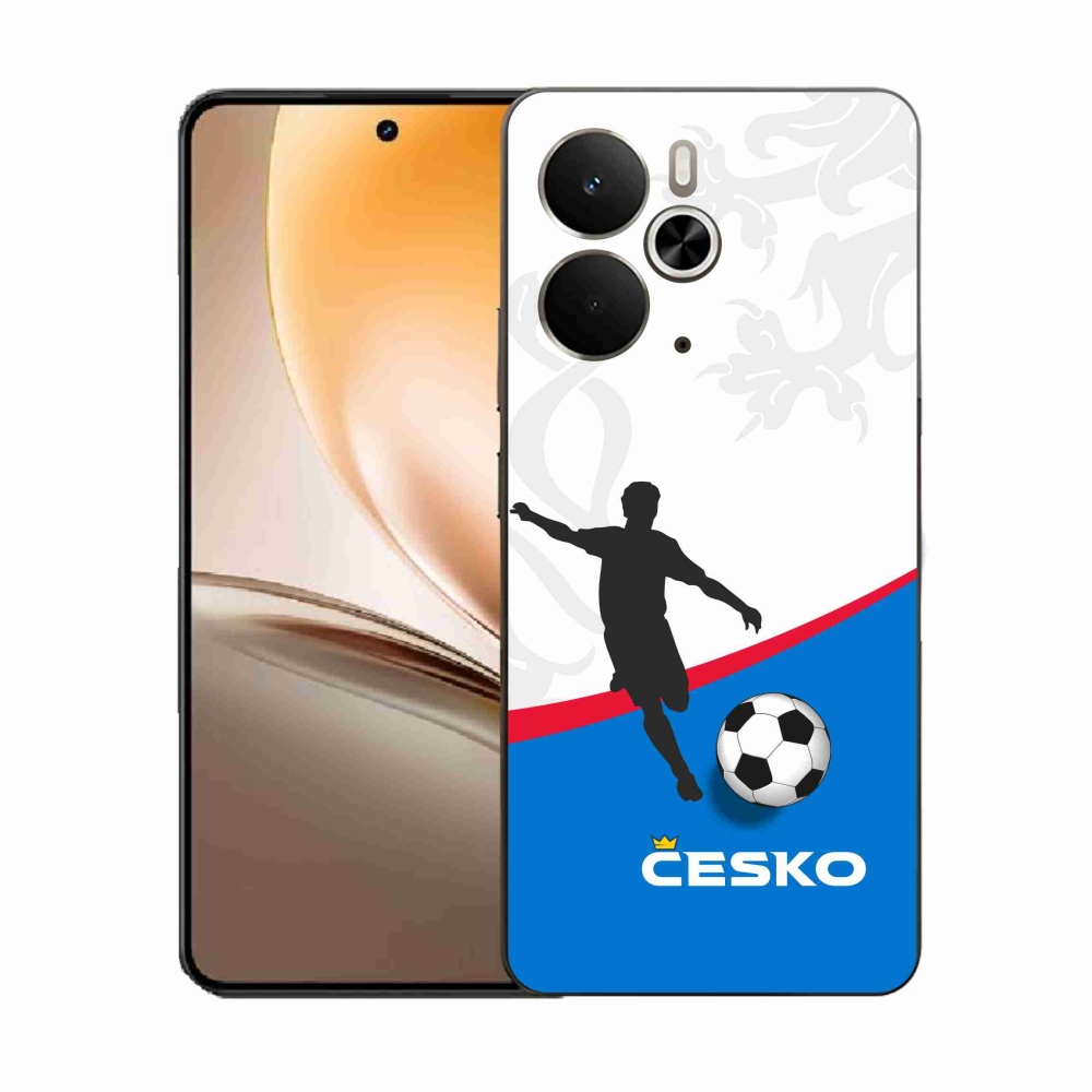 Gél borítás mmCase a Realme 14 5G-hez - futball Csehország 1