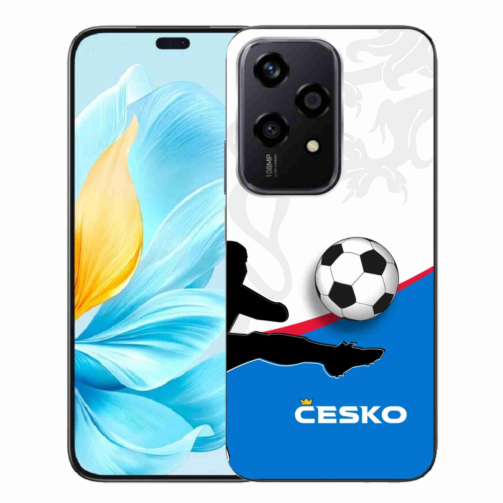 Gél borítás mmCase a Honor 200 Lite 5G számára - futball Csehország 3