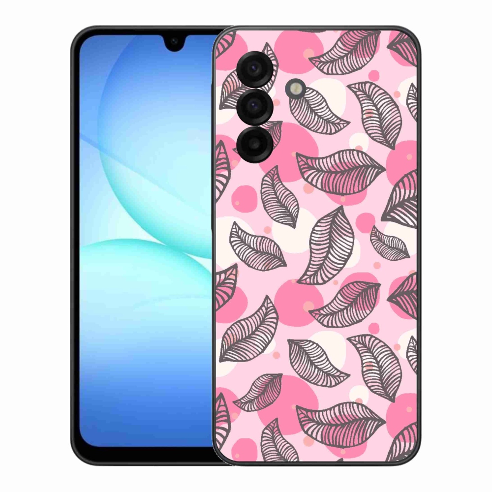 Gél borítás mmCase Samsung Galaxy A17 5G - rajzfilmes hulló levelek