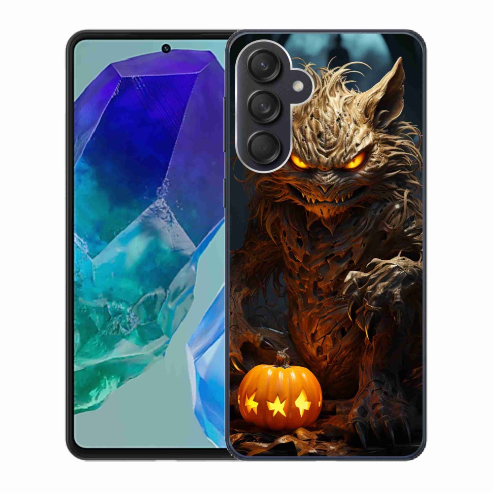 Gél borítás mmCase Samsung Galaxy M55 5G - Halloween szörny - Samsung Galaxy M55 5G - Halloween szörnyeteg