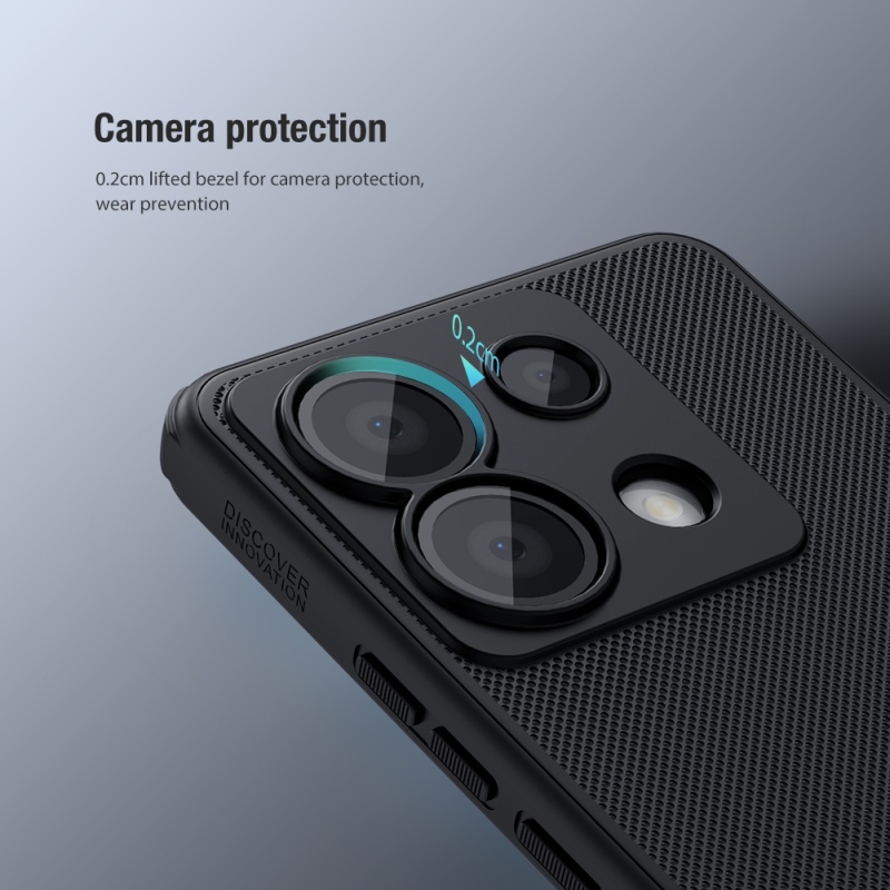 Nillkin Super Frosted PRO hátlap Xiaomi Redmi Note 13 Pro 5G/Poco X6 5G mélyzöld színű hátlaphoz