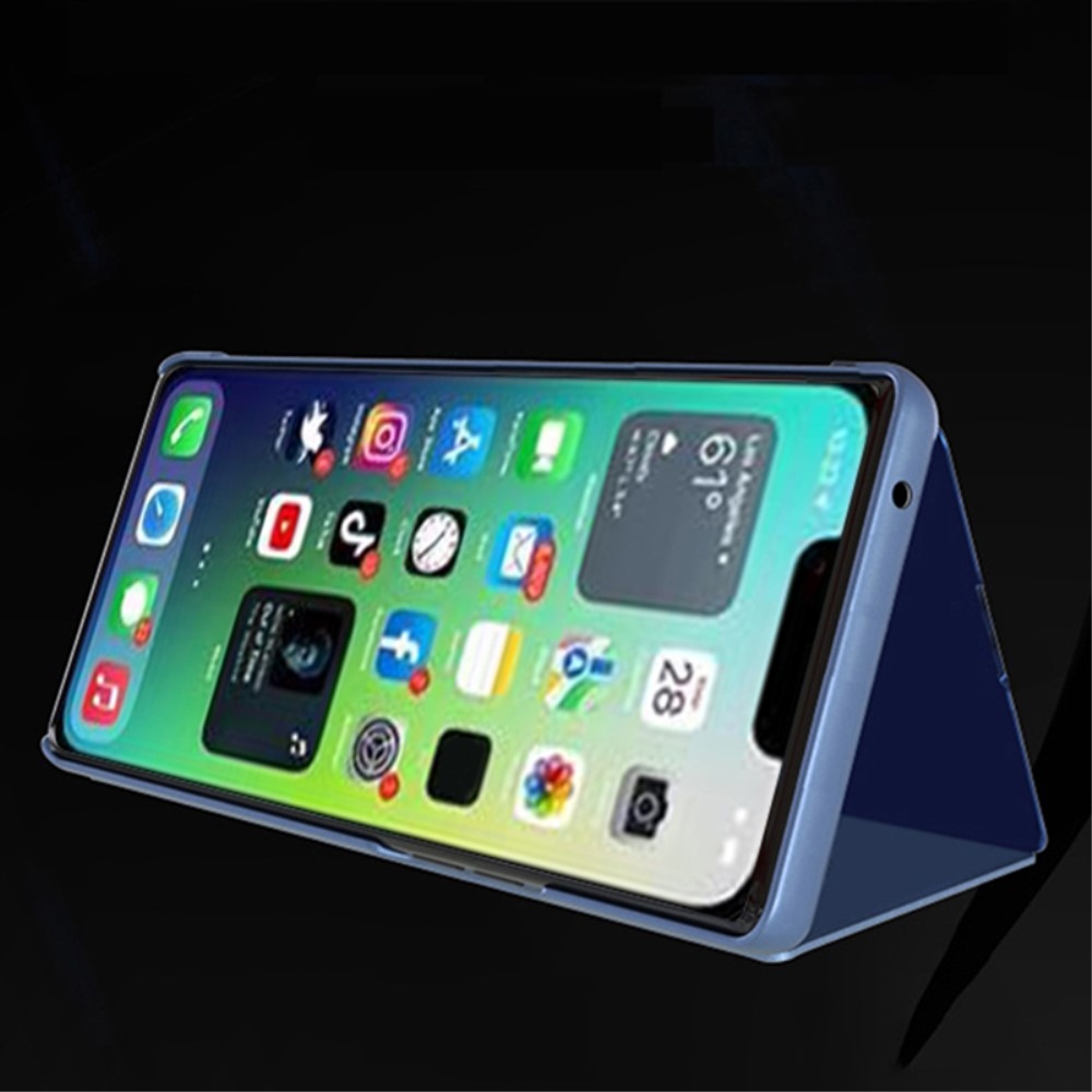 Felületi borítás matt előlappal iPhone 15 készülékhez - kék