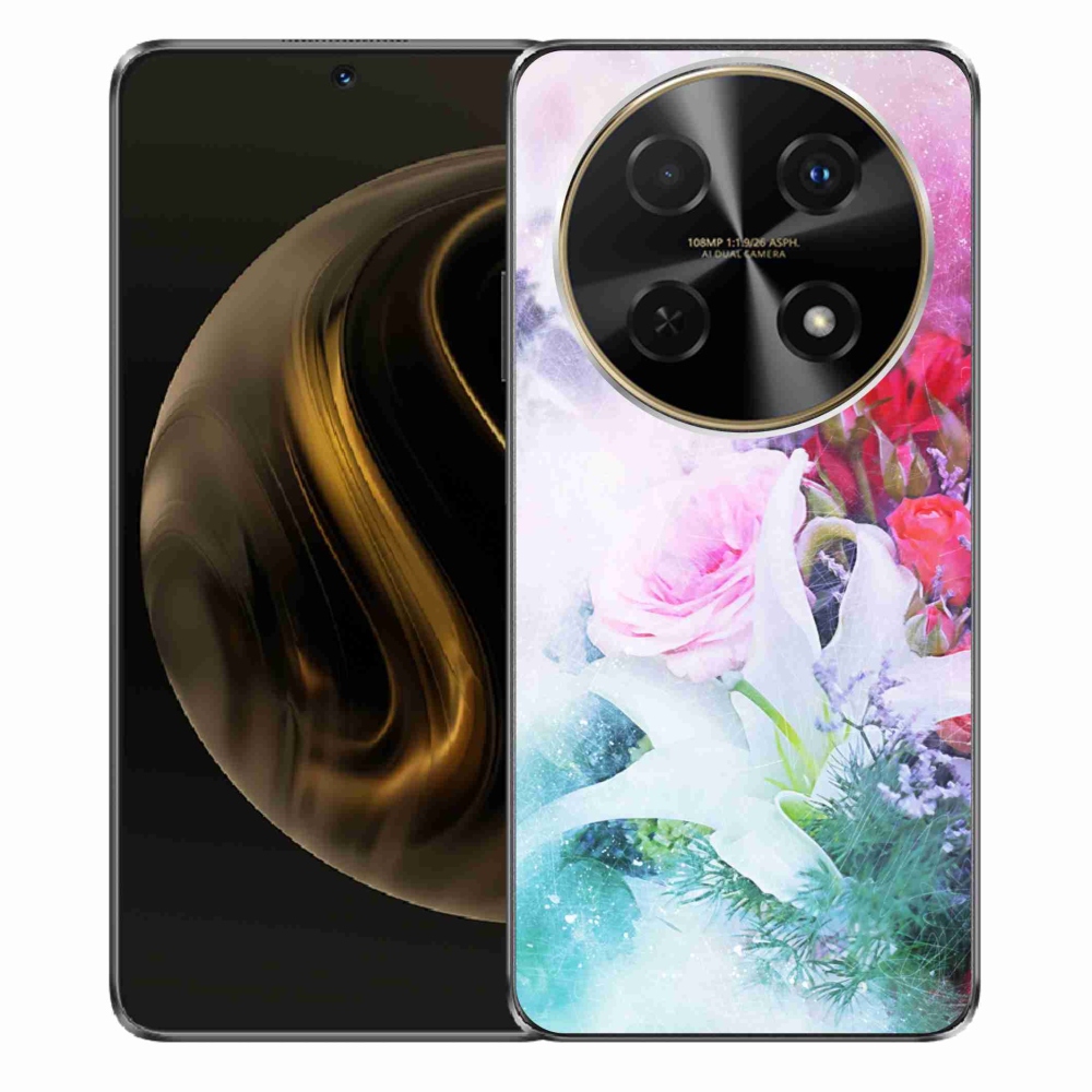 Gél borító mmCase a Huawei Nova 12i készülékhez - virágok 4