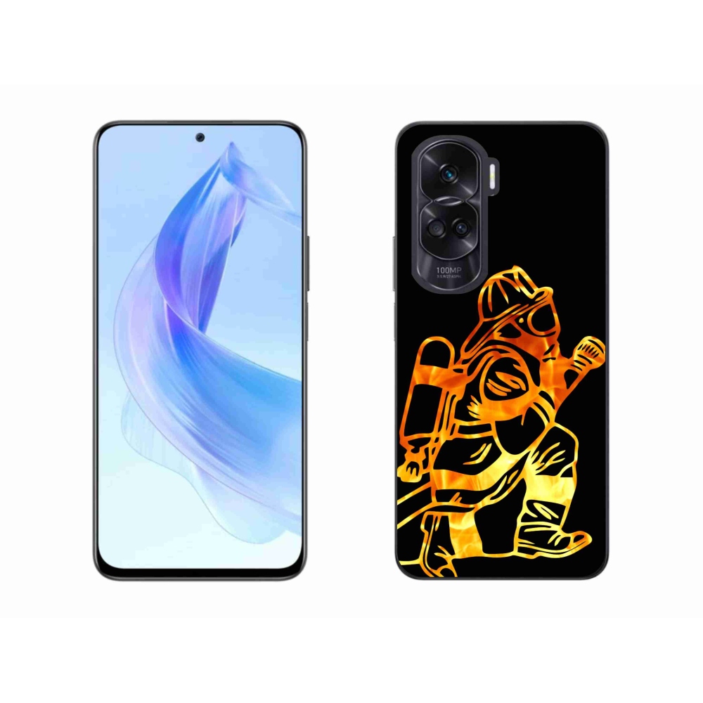 Zselés borítás mmCase a Honor 90 Lite-hoz - tűzoltó 1