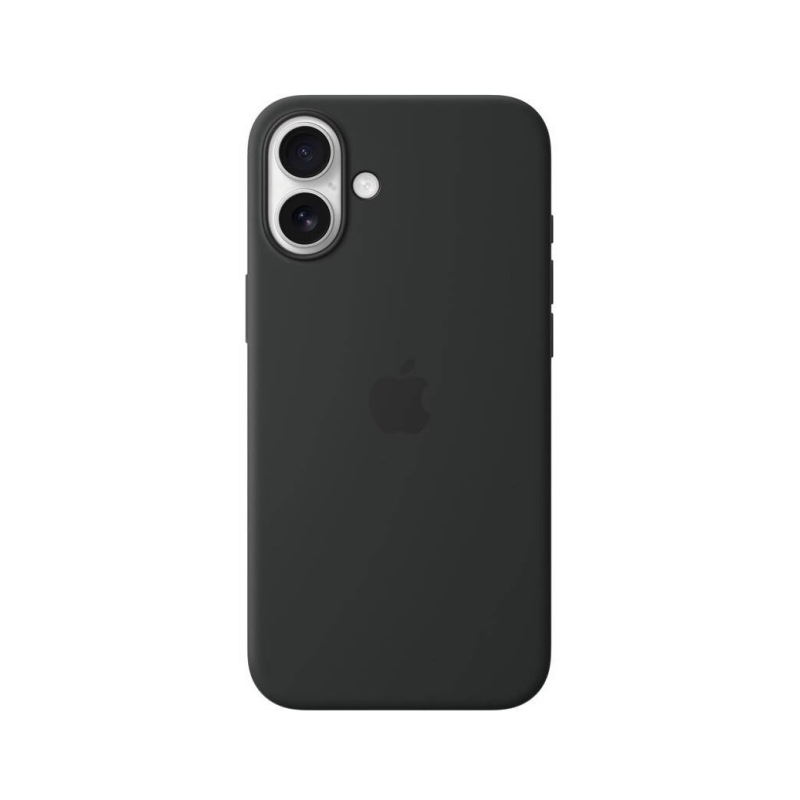 MYY93ZM/A Apple szilikon borító, beleértve a. Magsafe iPhone 16 Plus-hoz Fekete