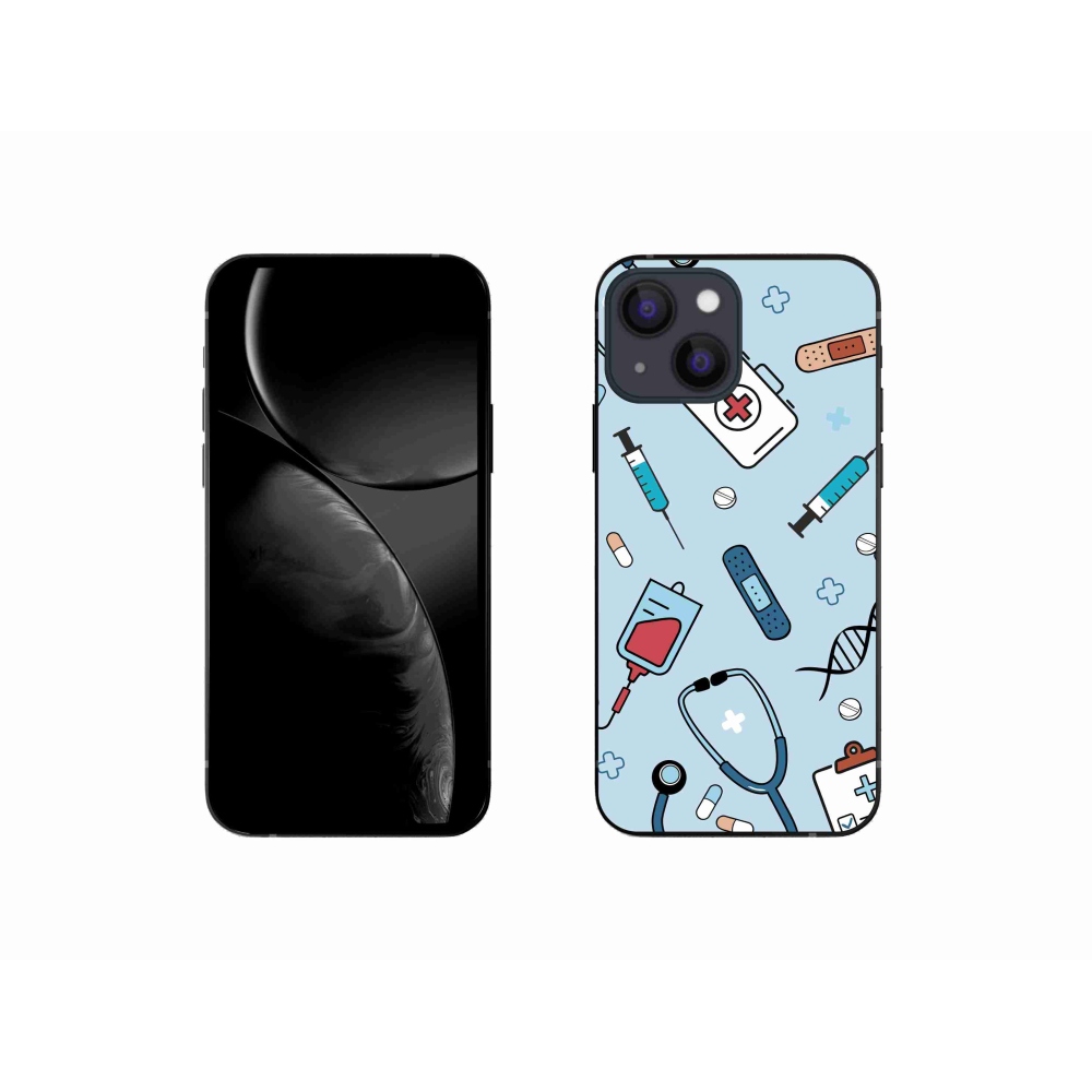 Zselés borítás mmCase iPhone 13 mini készülékhez - egészség 1