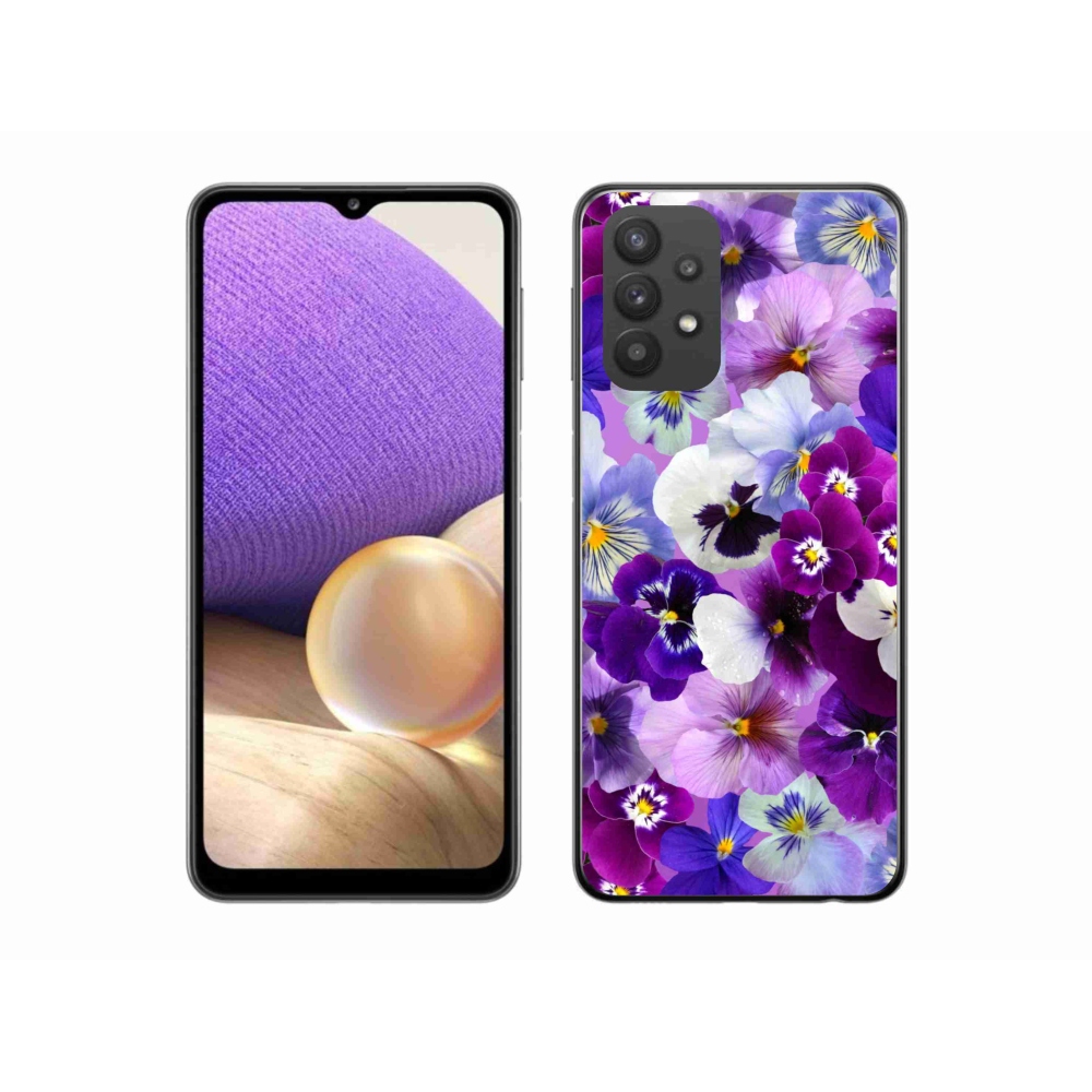 Gél borító mmCase Samsung Galaxy A32 5G - virágok 9