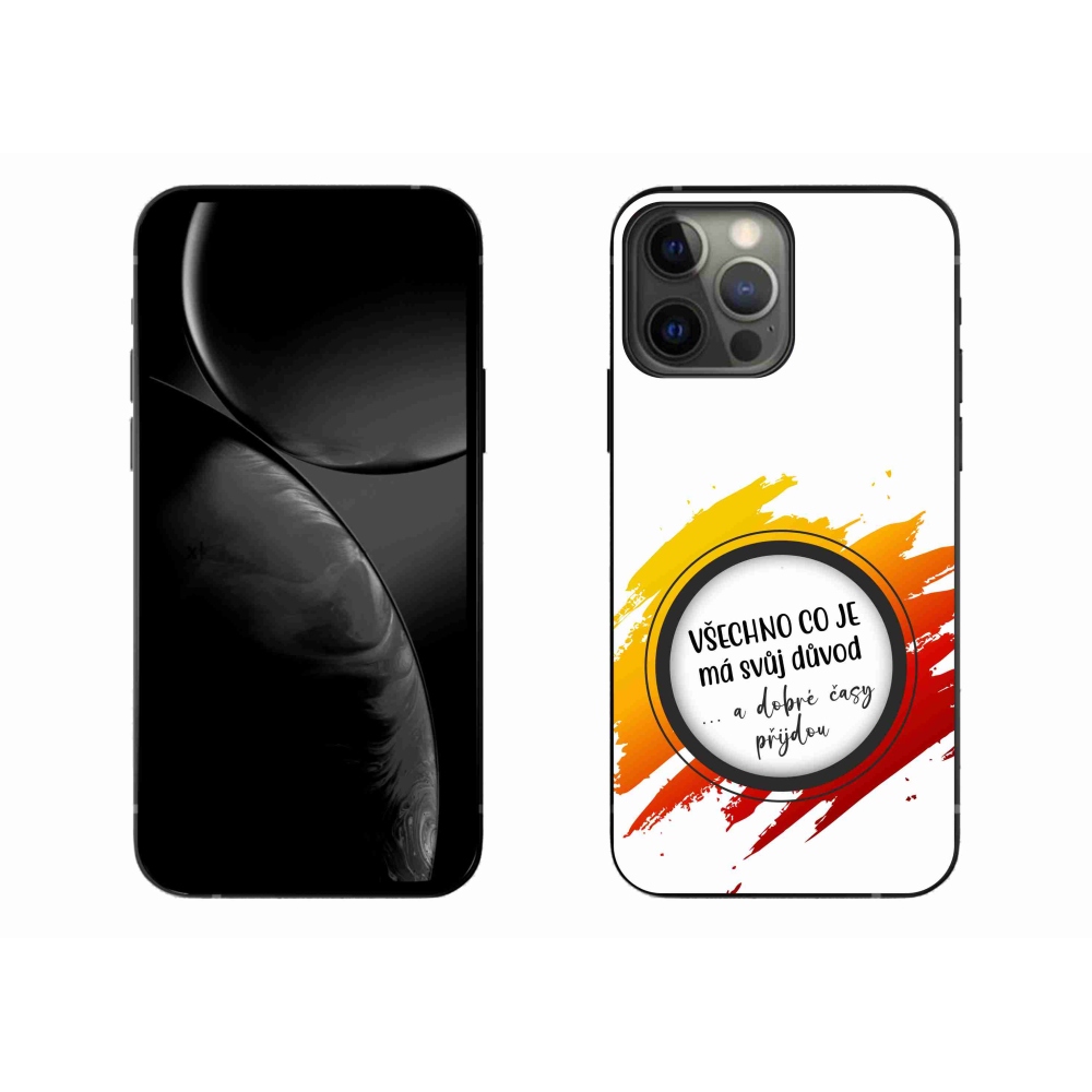 Gél borítás mmCase iPhone 13 Pro Max 6.7 - idézet 3 fehér háttér