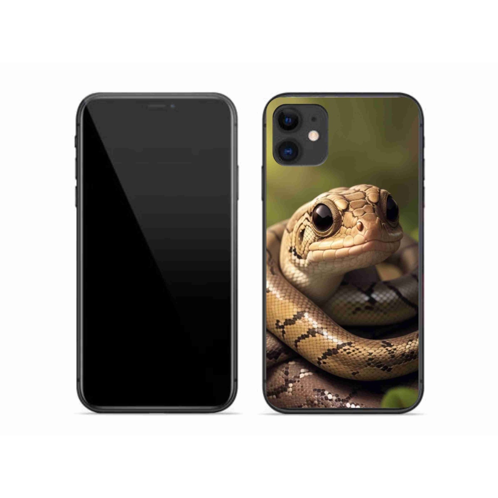 Zselés borítás mmCase iPhone 11 készülékhez - kígyó 1