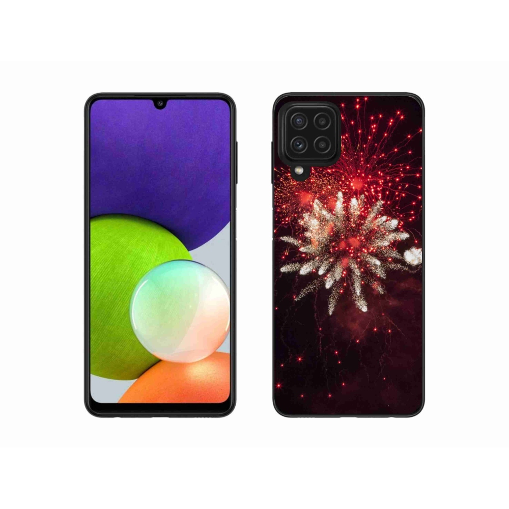 Gél borítás mmCase Samsung Galaxy A22 4G - tűzijátékhoz