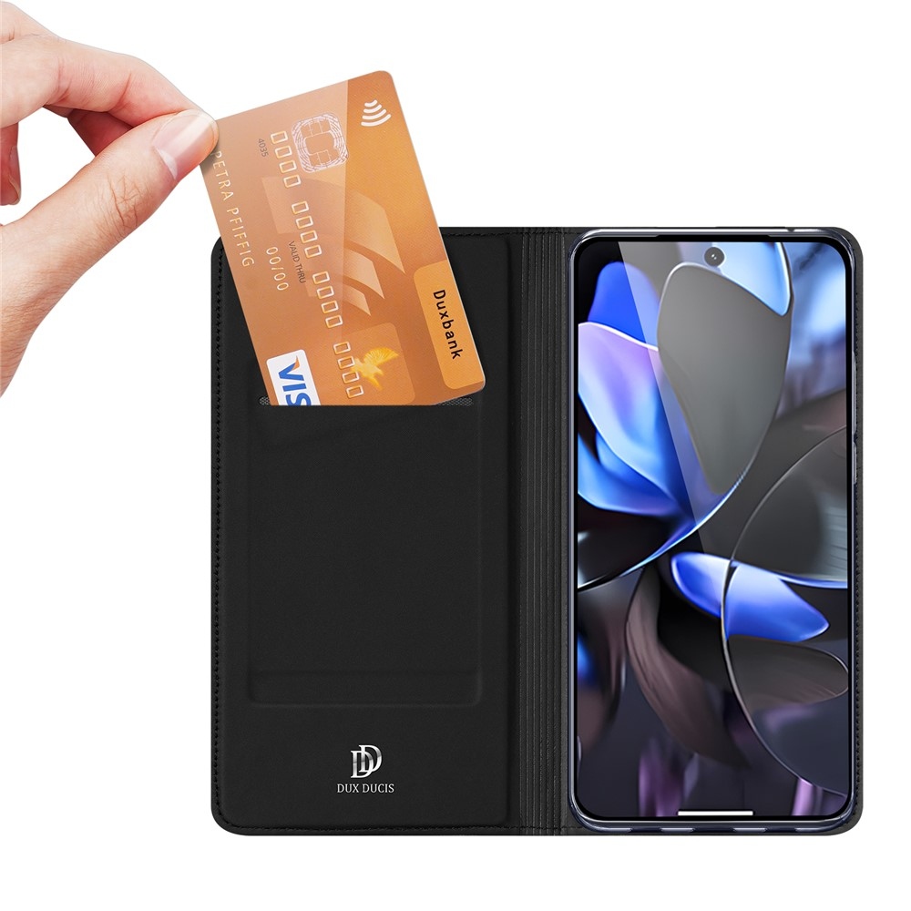 DUX könyvtáska Google Pixel 10 Pro/Pixel 10 készülékhez - fekete