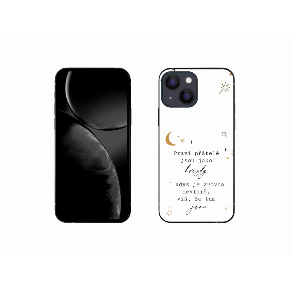 Gél borítás mmCase iPhone 13 mini 5.4 - idézet 6 fehér háttérhez