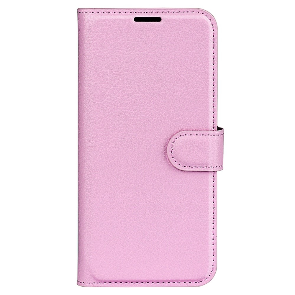Litchi könyv tok Xiaomi Redmi Note 12S-hez - rózsaszínű