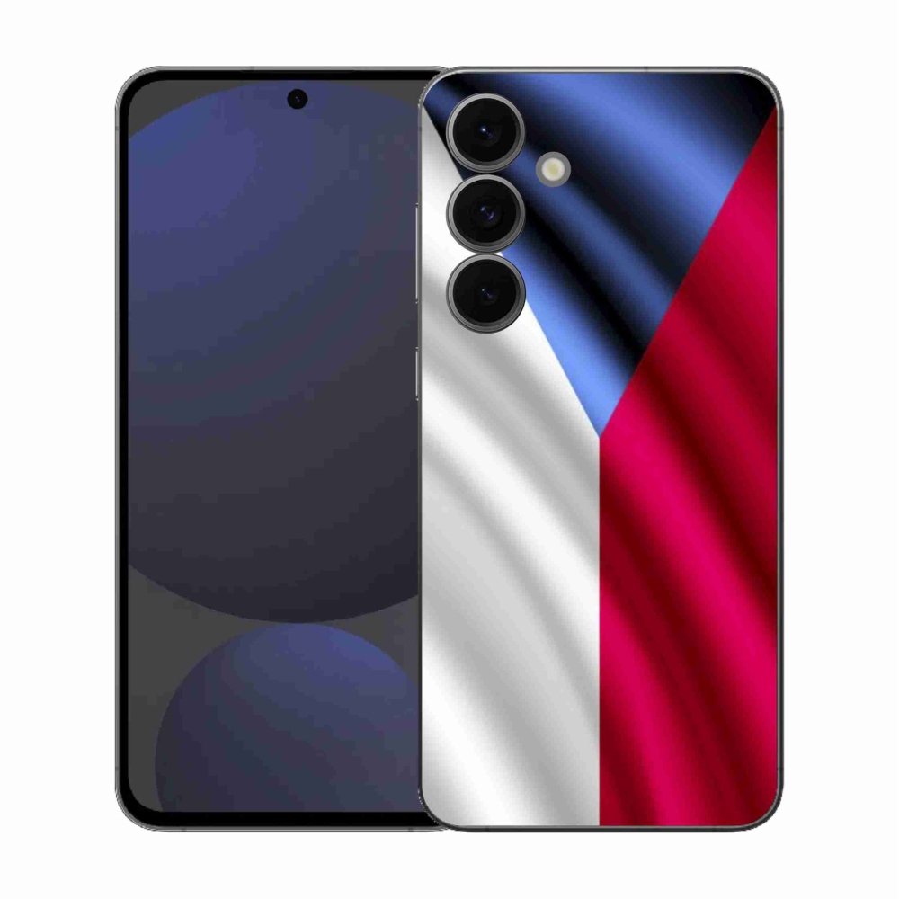 Gél védőhuzat mmCase Samsung Galaxy S25 FE - cseh zászlóhoz