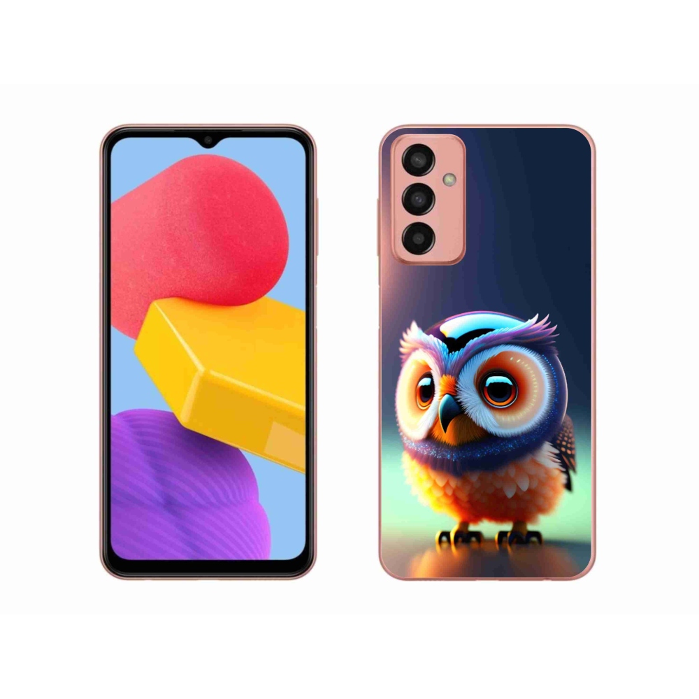 Zselés borítás mmCase Samsung Galaxy M13 készülékhez - bagoly