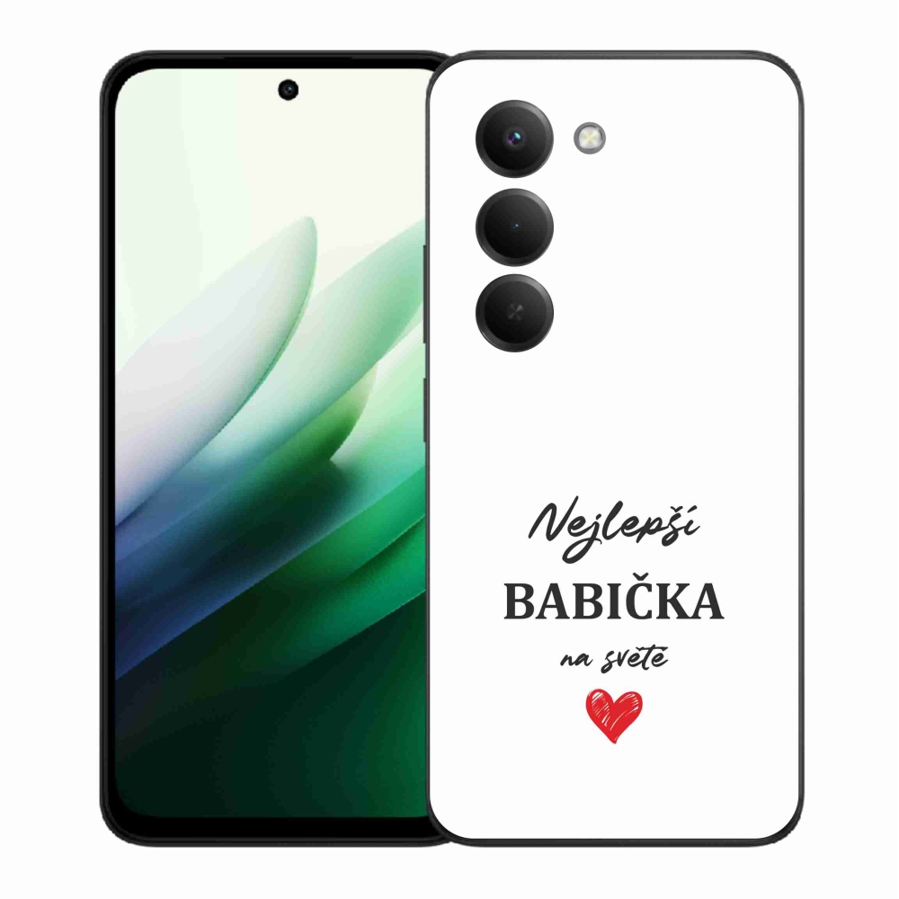 Gél borító mmCase a Xiaomi Redmi 15 5G - a legjobb nagymama 1 fehér háttérrel