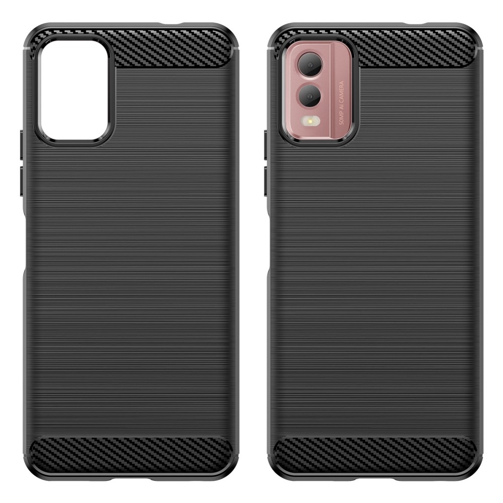 Szénálló zselés tok Nokia C32 készülékhez - fekete