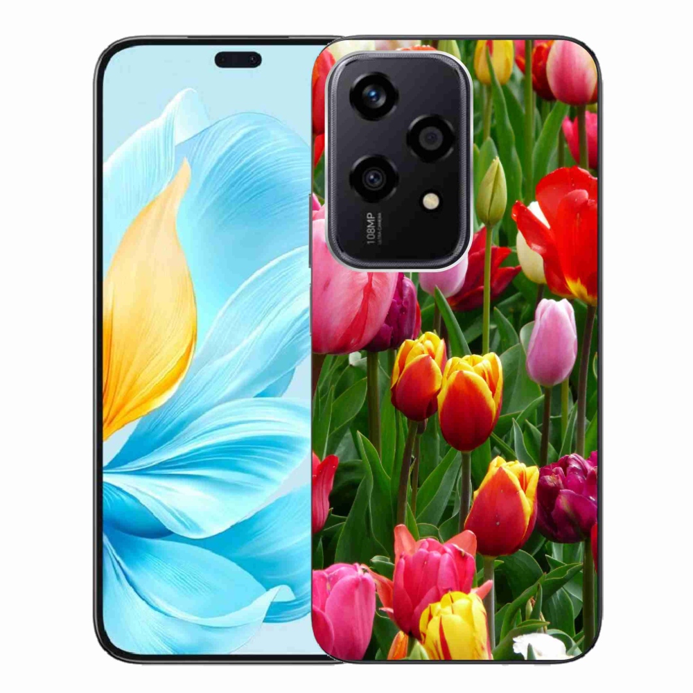 Zselés borító mmCase a Honor 200 Lite 5G készülékhez - tulipánok