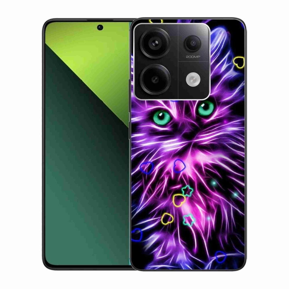 Gél borítás mmCase a Xiaomi Redmi Note 13 Pro 5G/Poco X6 5G számára - absztrakt macska