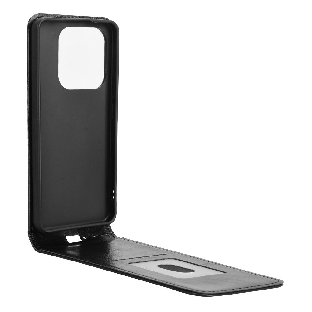 Vert flip tok a Xiaomi Redmi Note 14 5G-hez - fekete