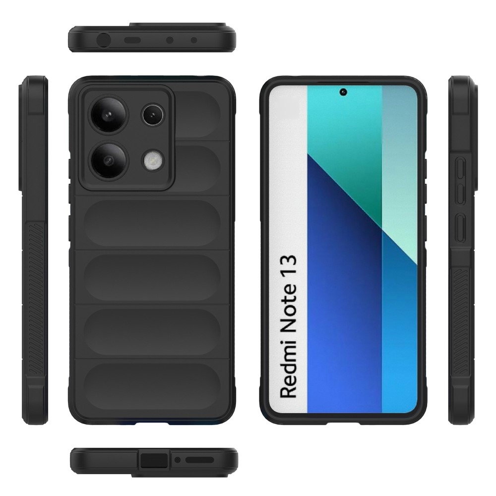 Rugg tartós zselés tok Xiaomi Redmi Note 13-hoz - fekete