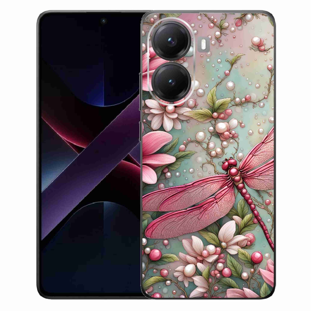 Gél borítás mmCase a Xiaomi Poco X7 Pro 5G számára - szitakötő