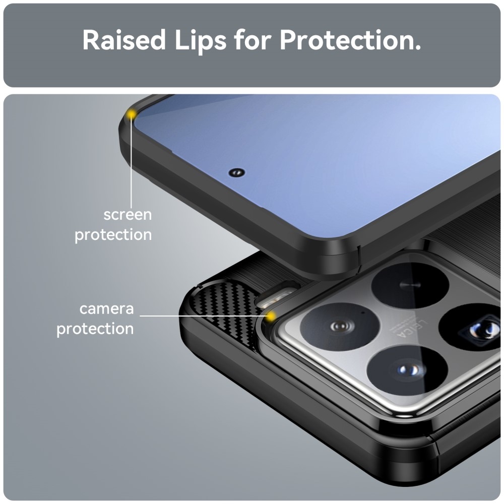 Szénálló zselés tok Xiaomi 15 Pro-hoz - fekete