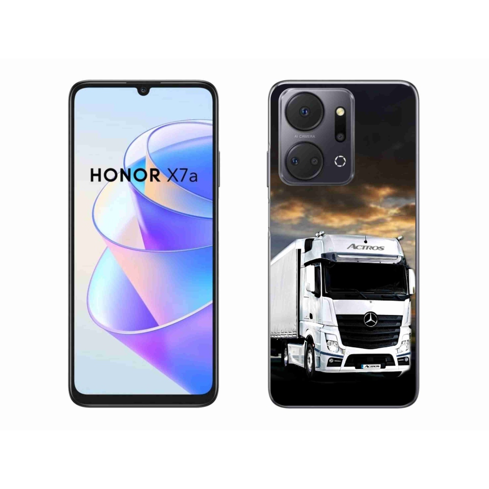 Zselés borítás mmCase a Honor X7a számára - teherautó
