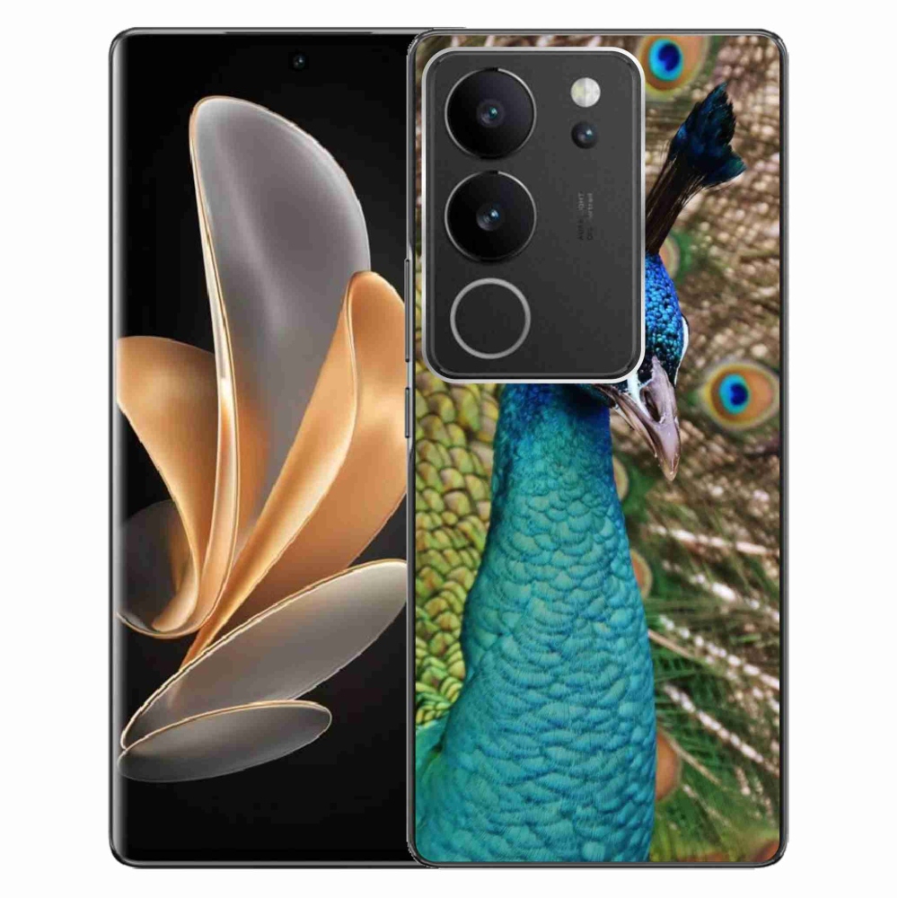 Gél védőburkolat mmCase a Vivo V29 5G készülékhez - páva