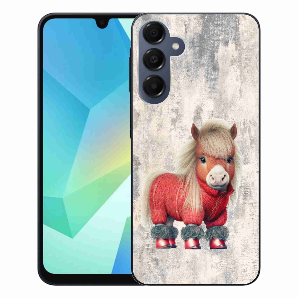 Gél borítás mmCase Samsung Galaxy A16 4G/5G - póni pulóverben - Samsung Galaxy A16 4G/5G - póni pulóverben