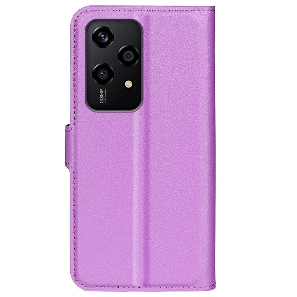 Litchi könyv tok Honor 200 Lite 5G - lila