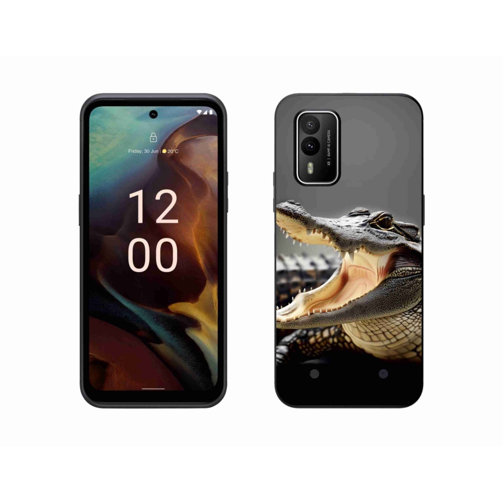Zselés borítás mmCase a Nokia XR21 készülékhez - krokodil