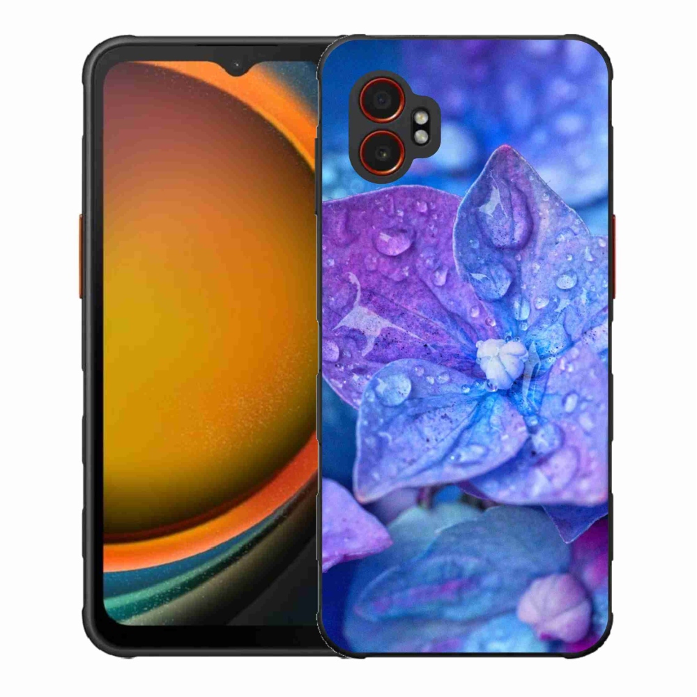 Gél védőhuzat mmCase Samsung Galaxy Xcover 7 Pro készülékhez - lila virág