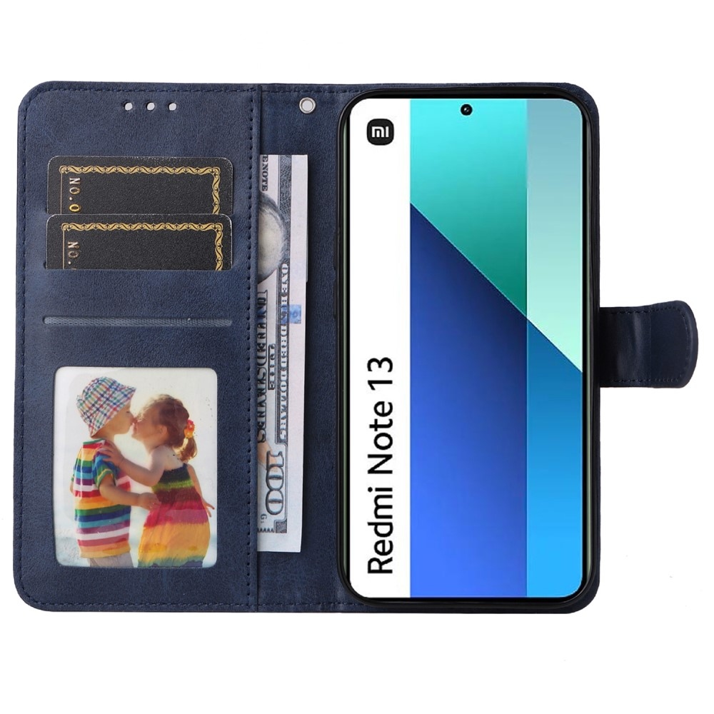 Tárcás könyv tok Xiaomi Redmi Note 13-hoz - kék