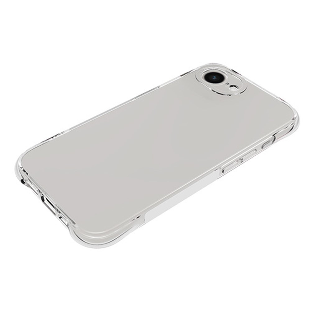 Átlátszó zselés tok iPhone 16e készülékhez - átlátszó