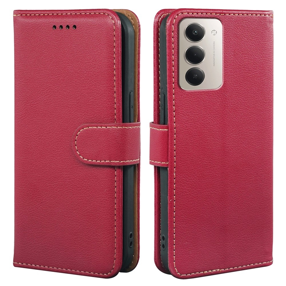Csatos könyvtáska Xiaomi Redmi 15 5G - piros