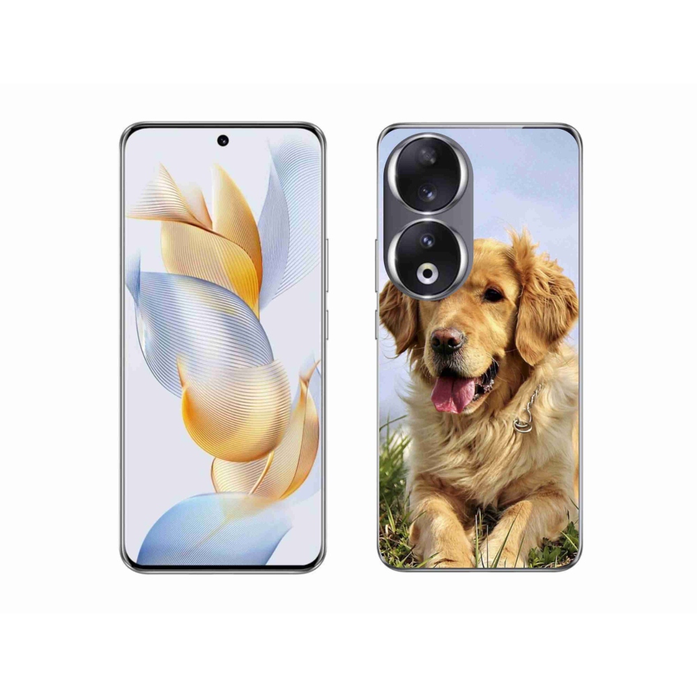 Gél tok mmCase a Honor 90-hez - arany retriever