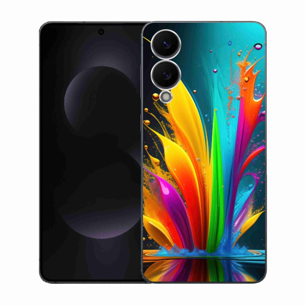 Gél borító mmCase Samsung Galaxy S25 Edge készülékhez - absztrakt motívum 1