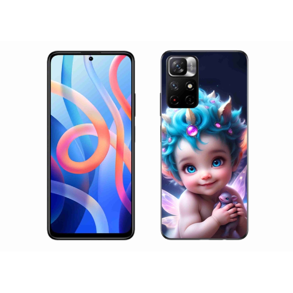 Gél borító mmCase a Xiaomi Redmi Note 11S 5G-hez - baba pillangószárnyakkal