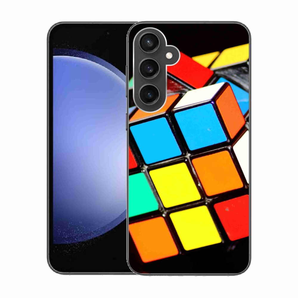 Gél tok mmCase Samsung Galaxy S23 FE készülékhez - Rubik-kocka