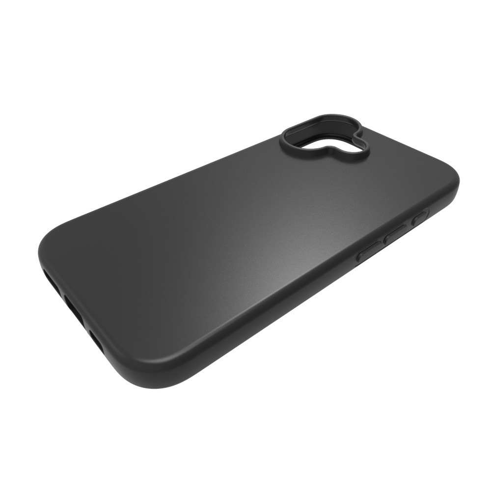 Fekete zselés tok iPhone 16 készülékhez