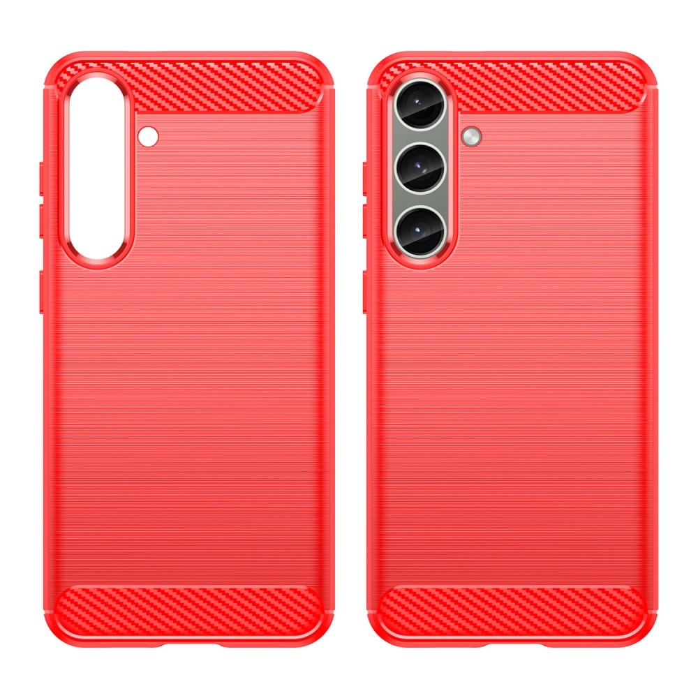 Szénálló zselés tok Samsung Galaxy S24+/S25+ készülékhez - piros