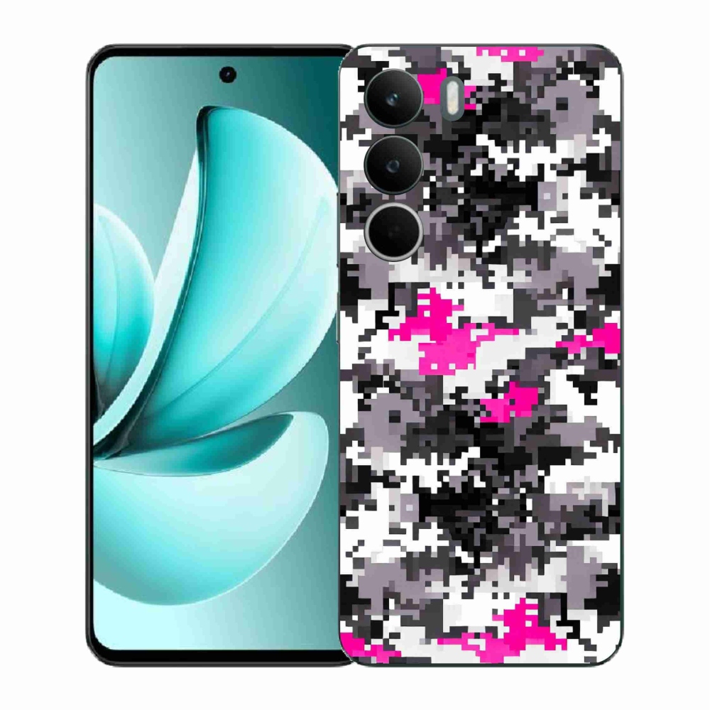 Gél borítás mmCase a Realme C71 készülékhez - álcázó minta 4
