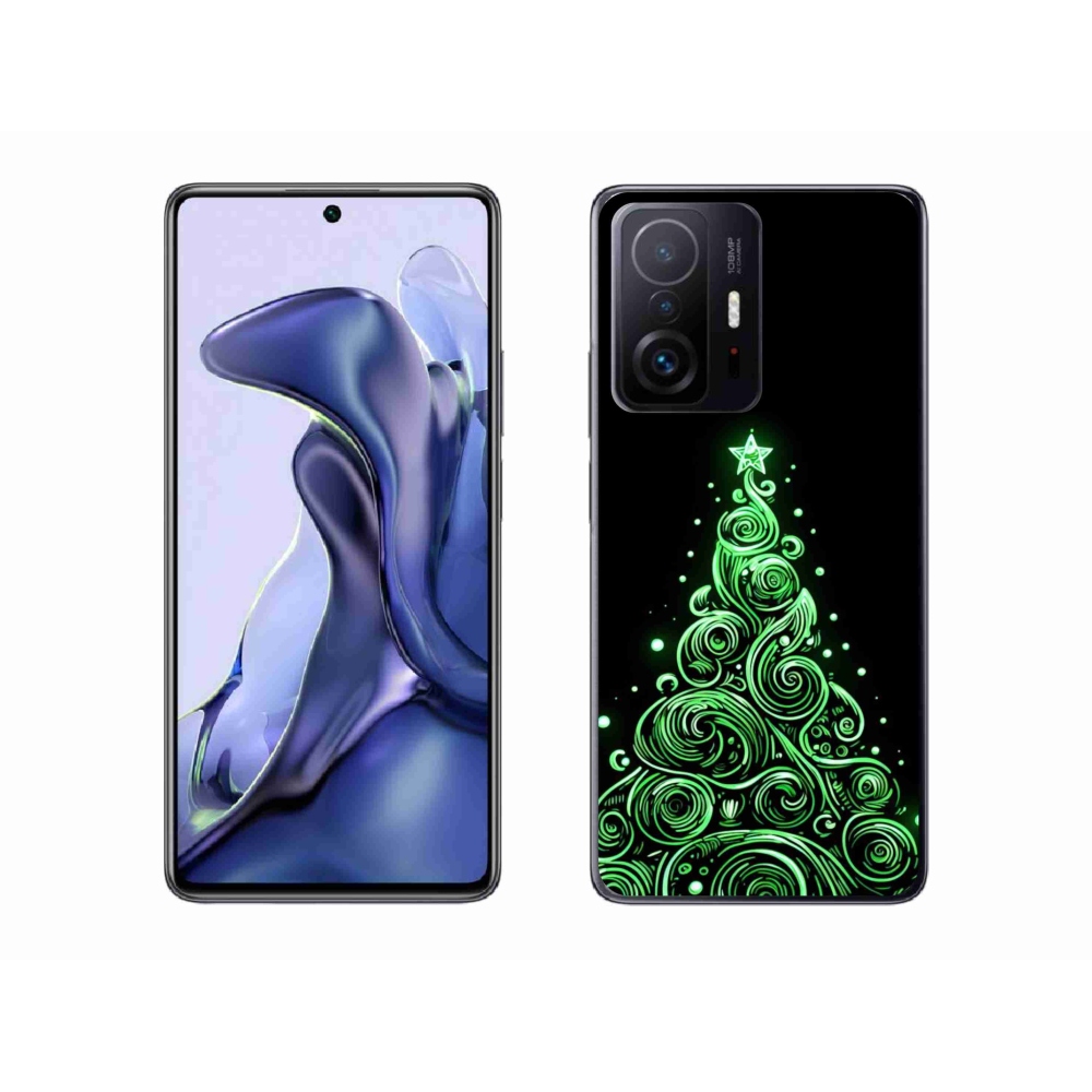 Gél borítás mmCase a Xiaomi 11T-hez - neon karácsonyfa 3