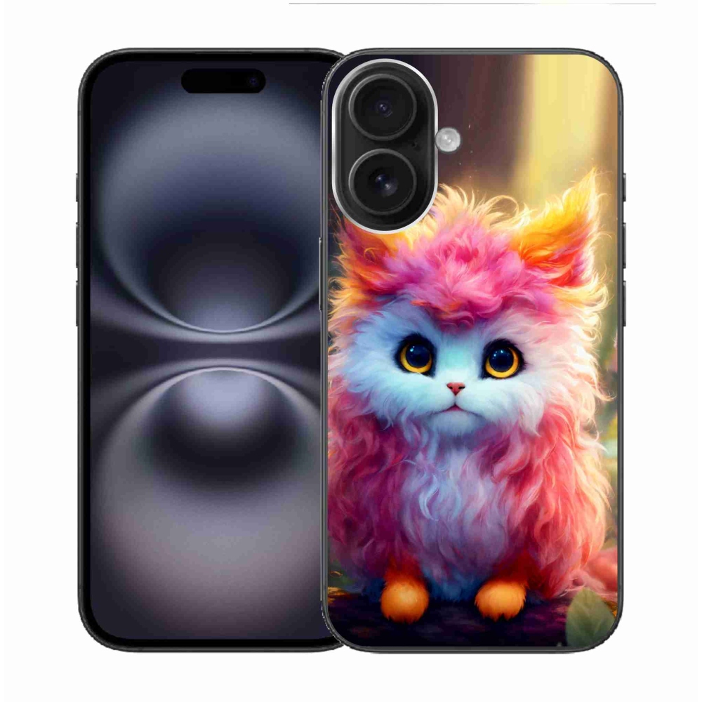Gél borítás mmCase iPhone 16 készülékhez - aranyos cica 5