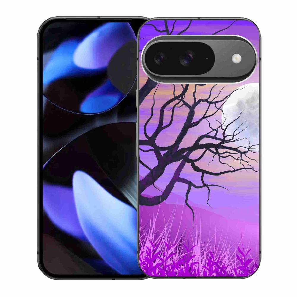 Gél tok mmCase a Google Pixel 9/9 Pro számára - rajzfilmes kidőlt fa